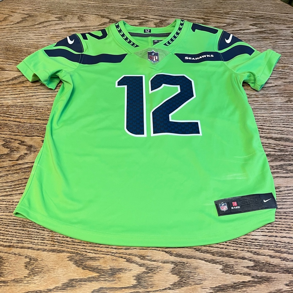 Women’s Nike Seattle Seahawks #12 FAN stitched jersey